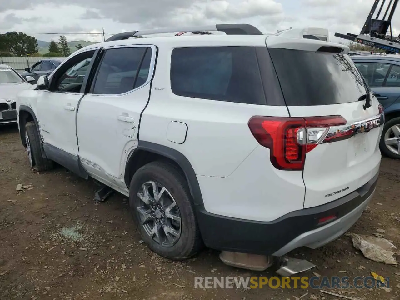 2 fotografías del automóvil dañado 1GKKNML40PZ126966 GMC ACADIA 2023
