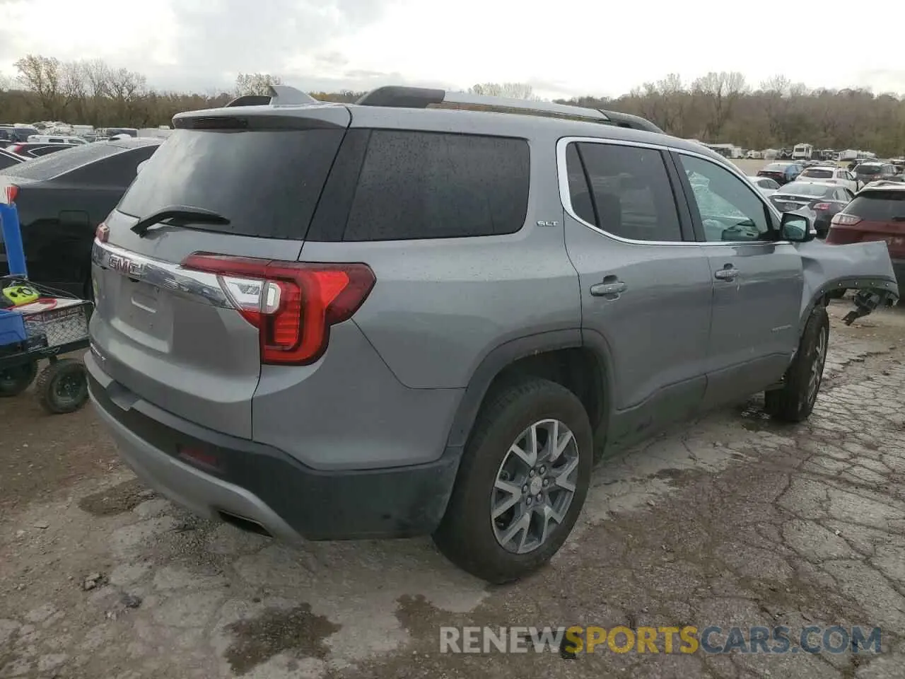 3 fotografías del automóvil dañado 1GKKNML46PZ227946 GMC ACADIA 2023