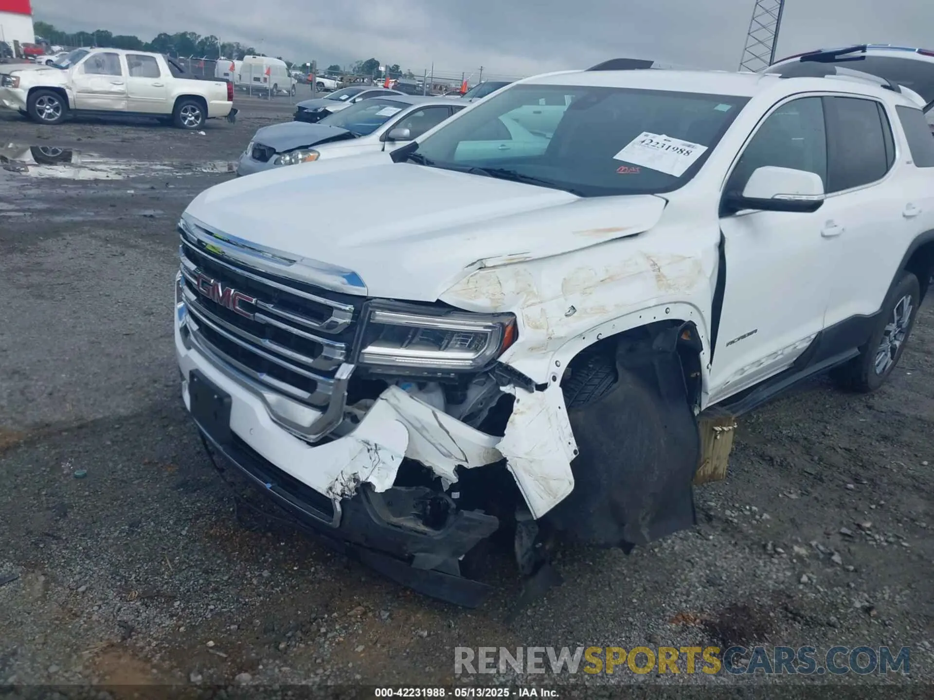 6 fotografías del automóvil dañado 1GKKNML4XPZ156685 GMC ACADIA 2023