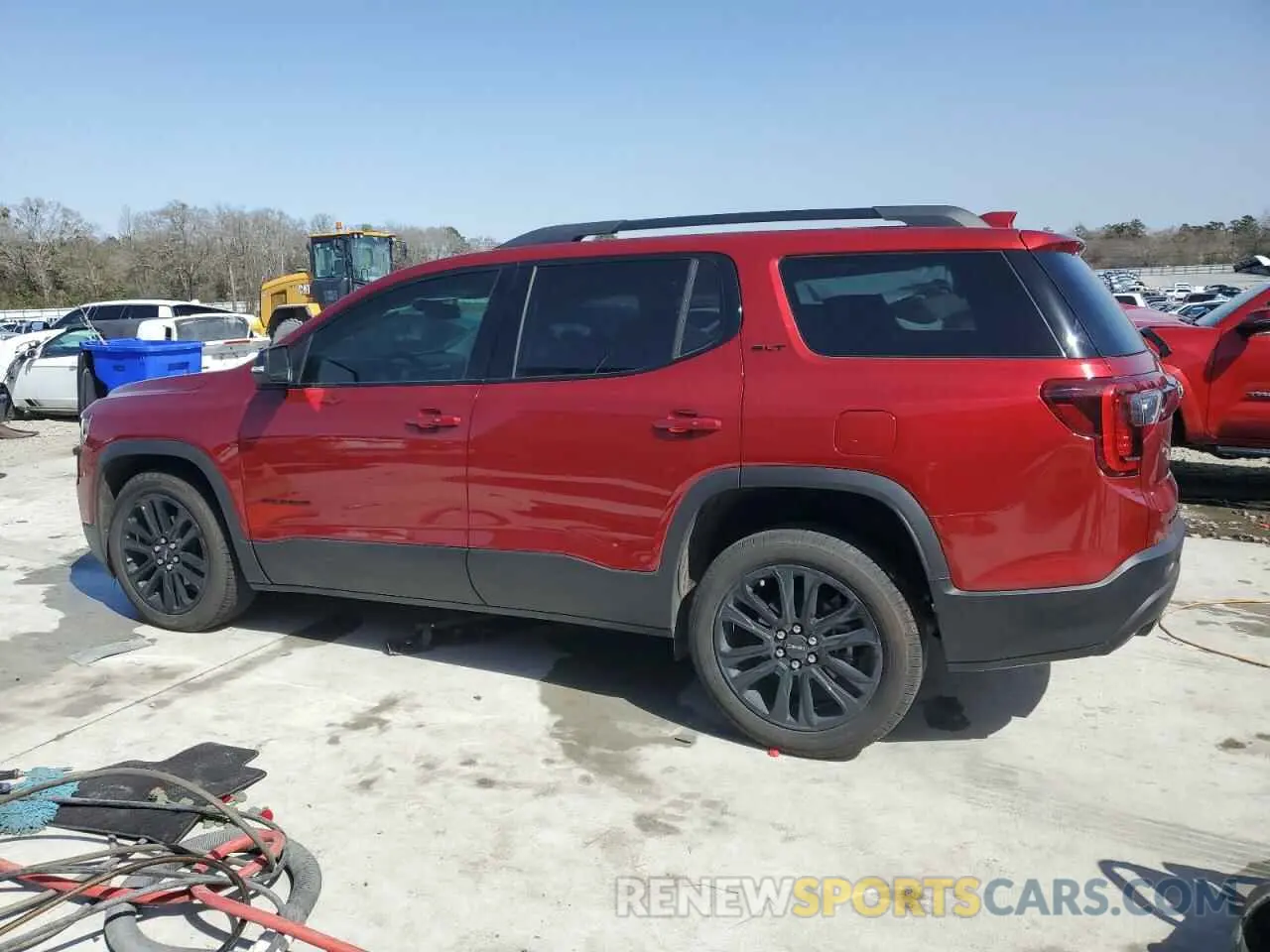2 fotografías del automóvil dañado 1GKKNMLS1PZ261100 GMC ACADIA 2023