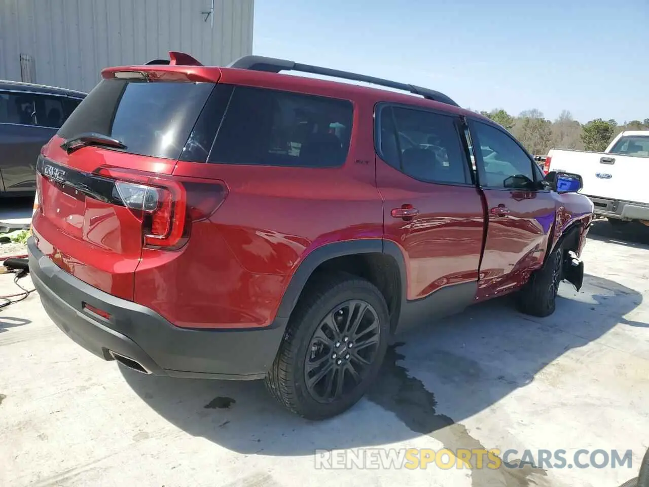 3 fotografías del automóvil dañado 1GKKNMLS1PZ261100 GMC ACADIA 2023