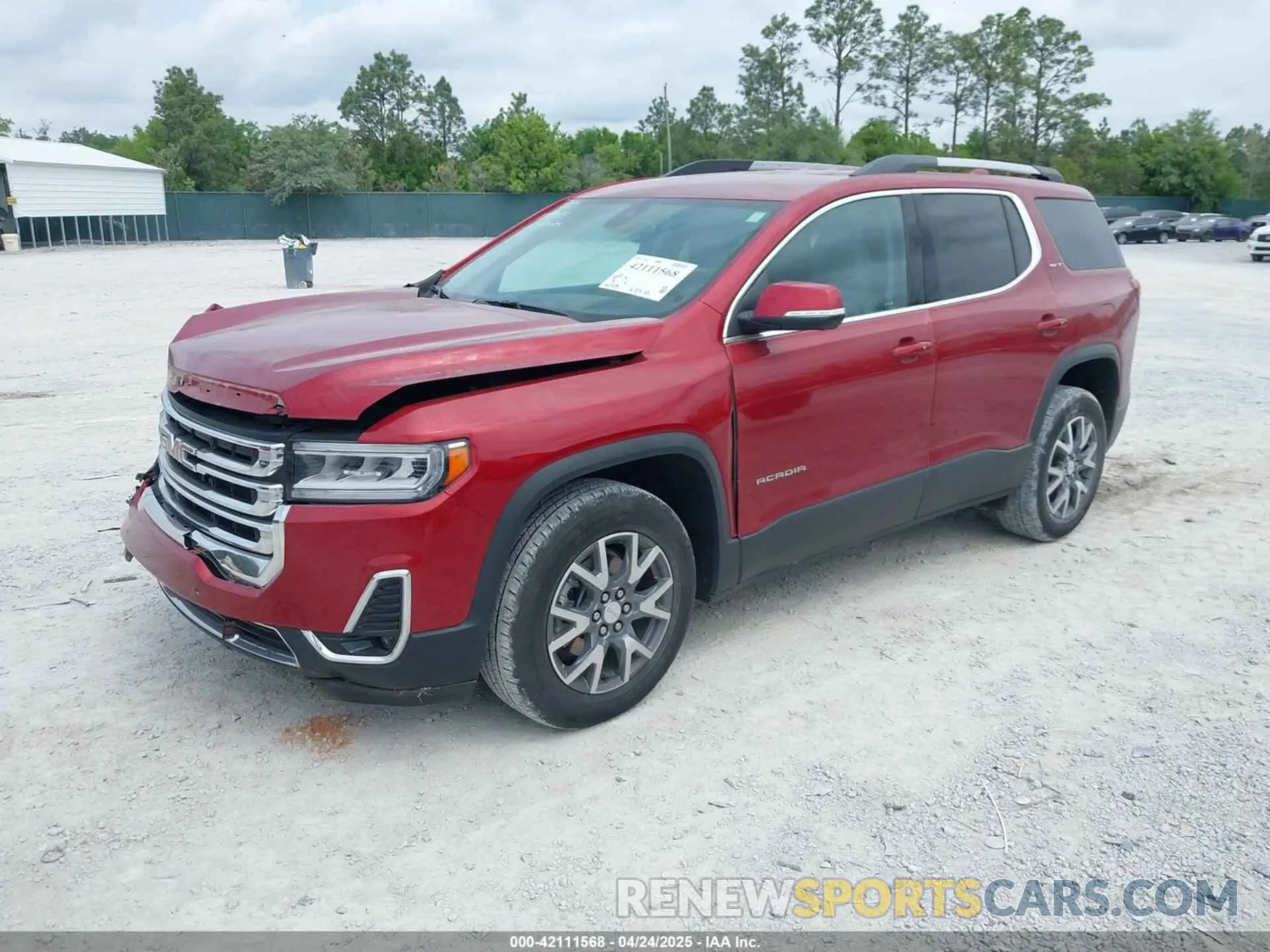 2 fotografías del automóvil dañado 1GKKNMLS3PZ170569 GMC ACADIA 2023