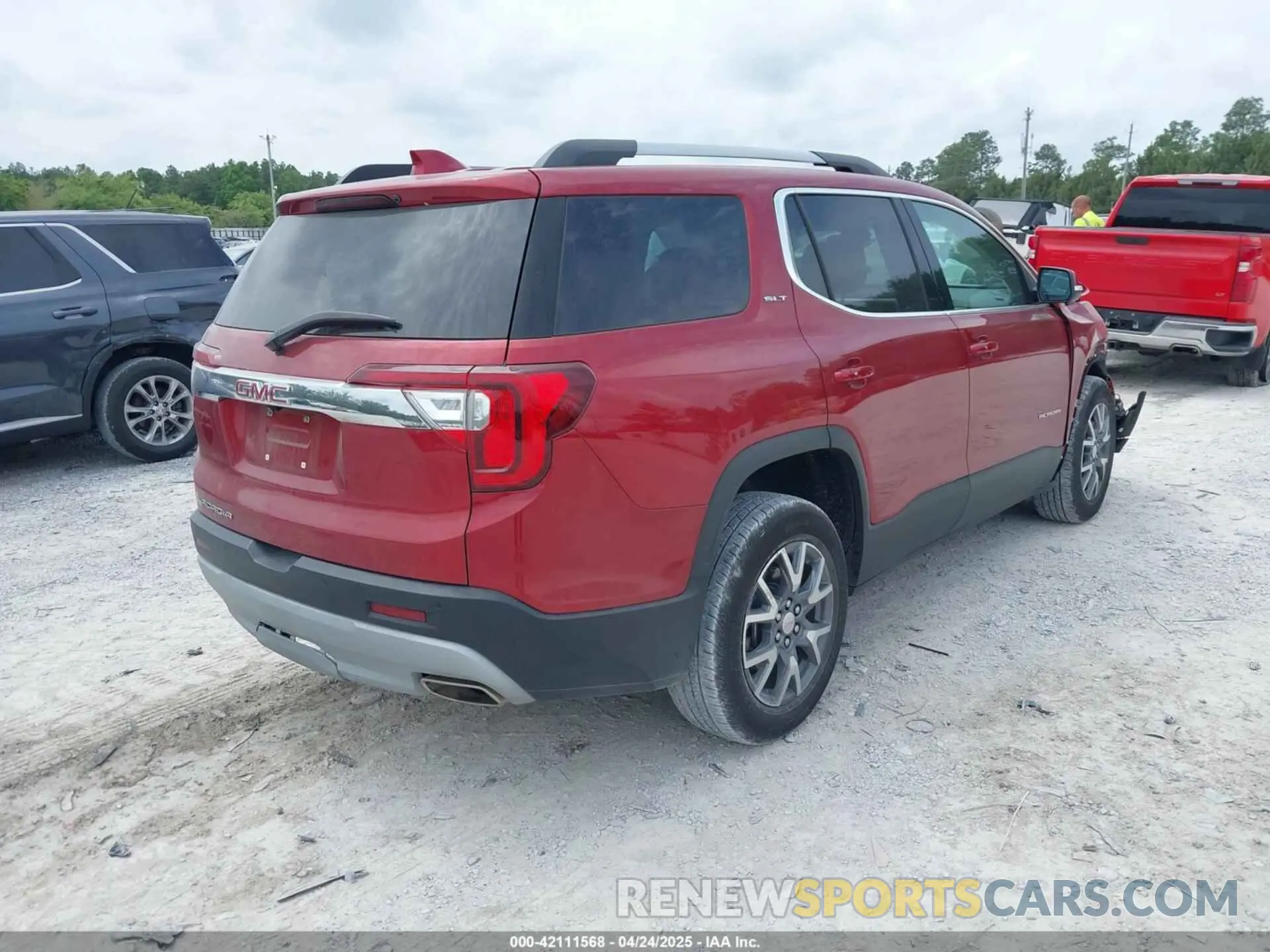 4 fotografías del automóvil dañado 1GKKNMLS3PZ170569 GMC ACADIA 2023