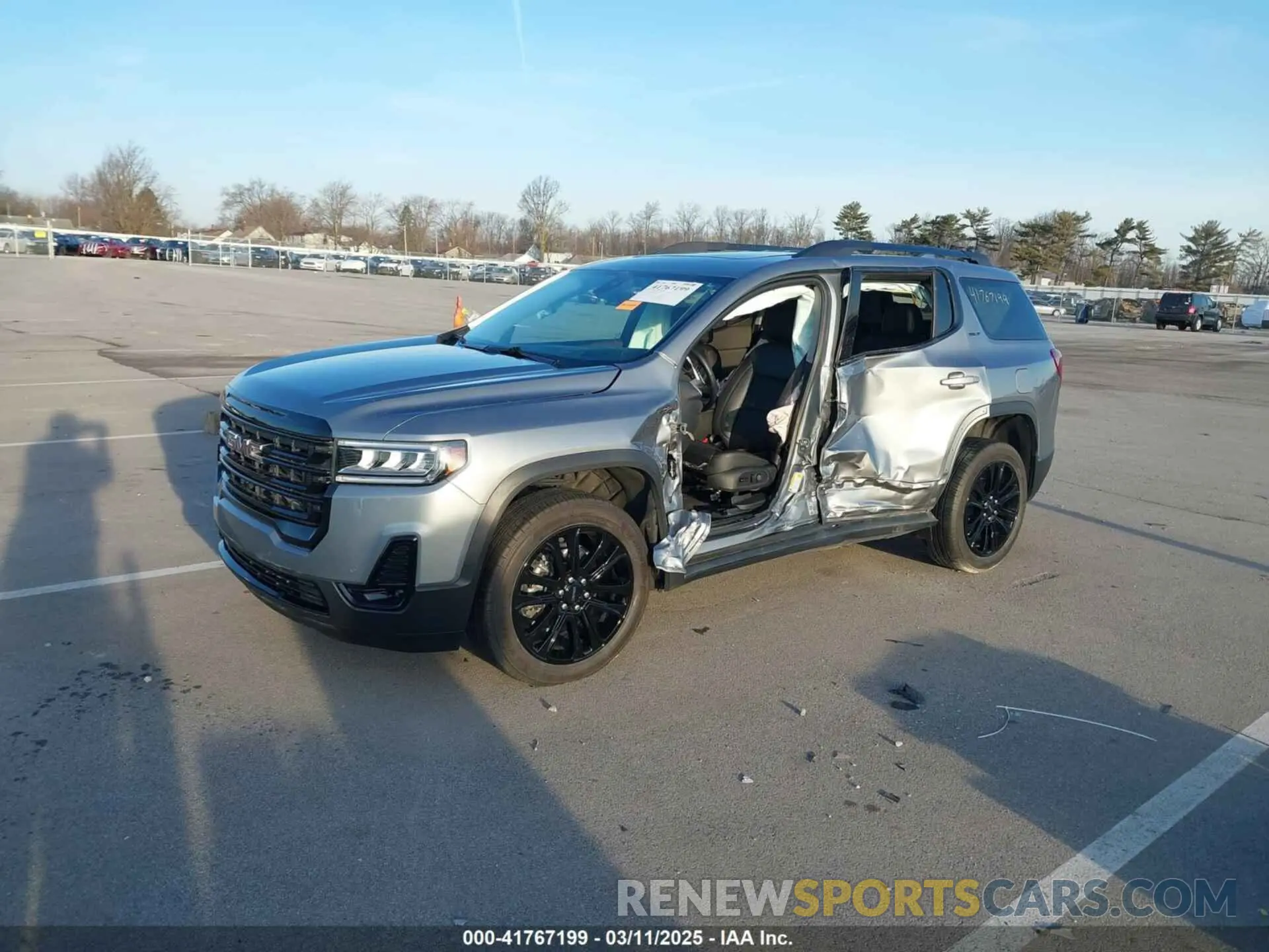 2 fotografías del automóvil dañado 1GKKNMLS8PZ212914 GMC ACADIA 2023