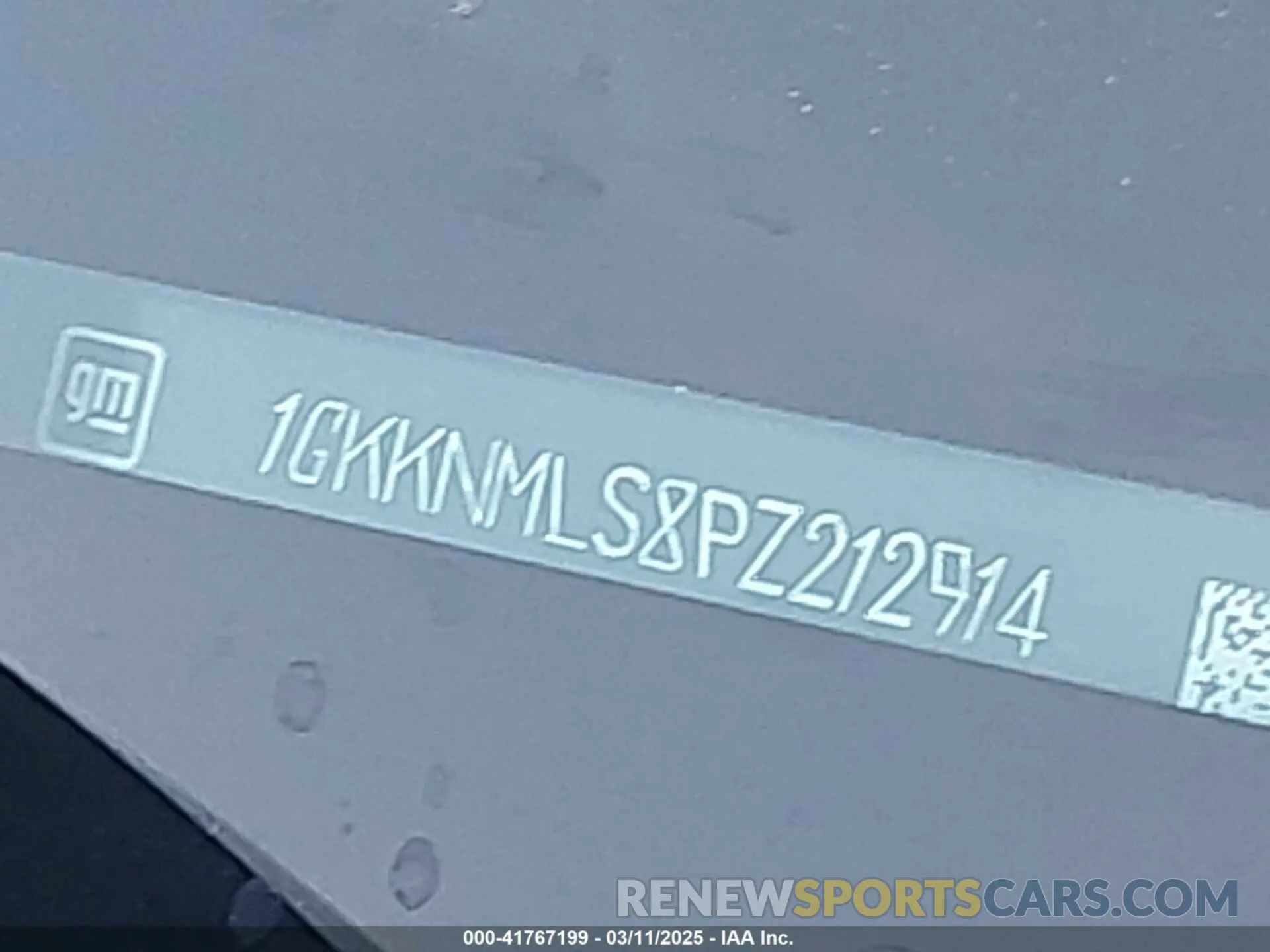 9 fotografías del automóvil dañado 1GKKNMLS8PZ212914 GMC ACADIA 2023