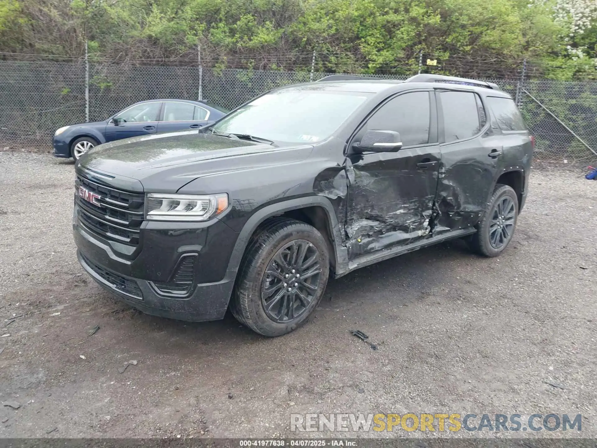 2 fotografías del automóvil dañado 1GKKNRL40PZ216373 GMC ACADIA 2023