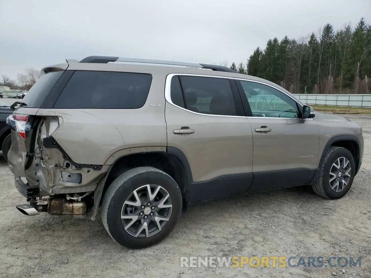 3 fotografías del automóvil dañado 1GKKNRL41PZ193444 GMC ACADIA 2023