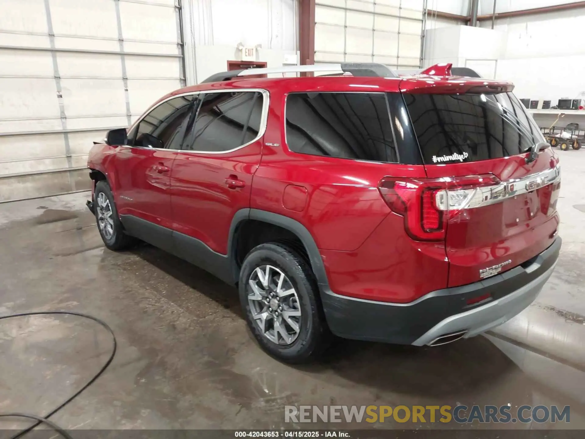 3 fotografías del automóvil dañado 1GKKNRL42PZ134581 GMC ACADIA 2023