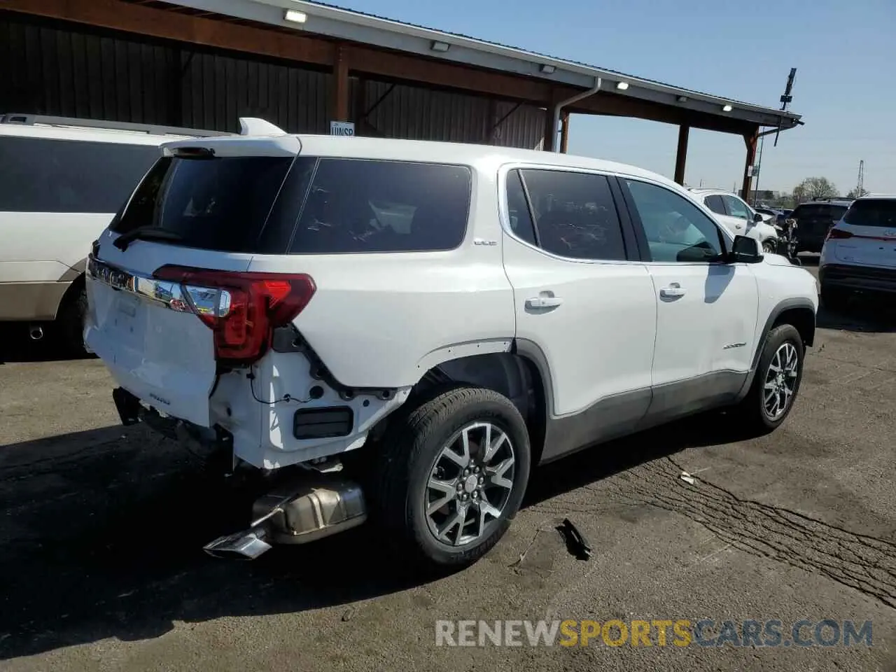 3 fotografías del automóvil dañado 1GKKNRL48PZ217772 GMC ACADIA 2023