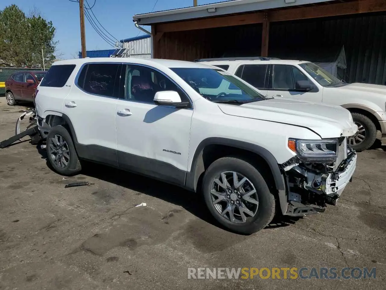 4 fotografías del automóvil dañado 1GKKNRL48PZ217772 GMC ACADIA 2023