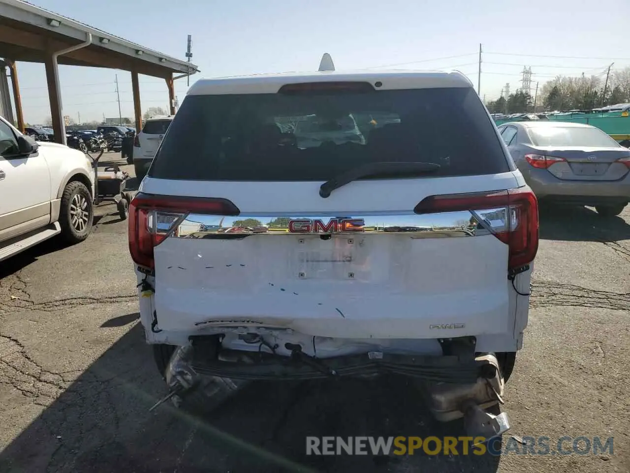 6 fotografías del automóvil dañado 1GKKNRL48PZ217772 GMC ACADIA 2023