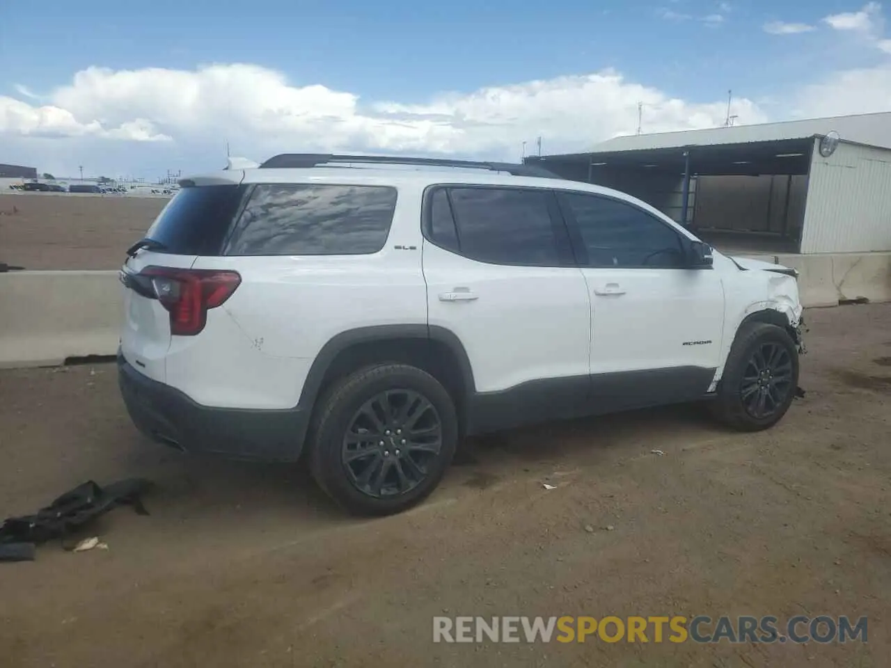 3 fotografías del automóvil dañado 1GKKNRL48PZ266177 GMC ACADIA 2023