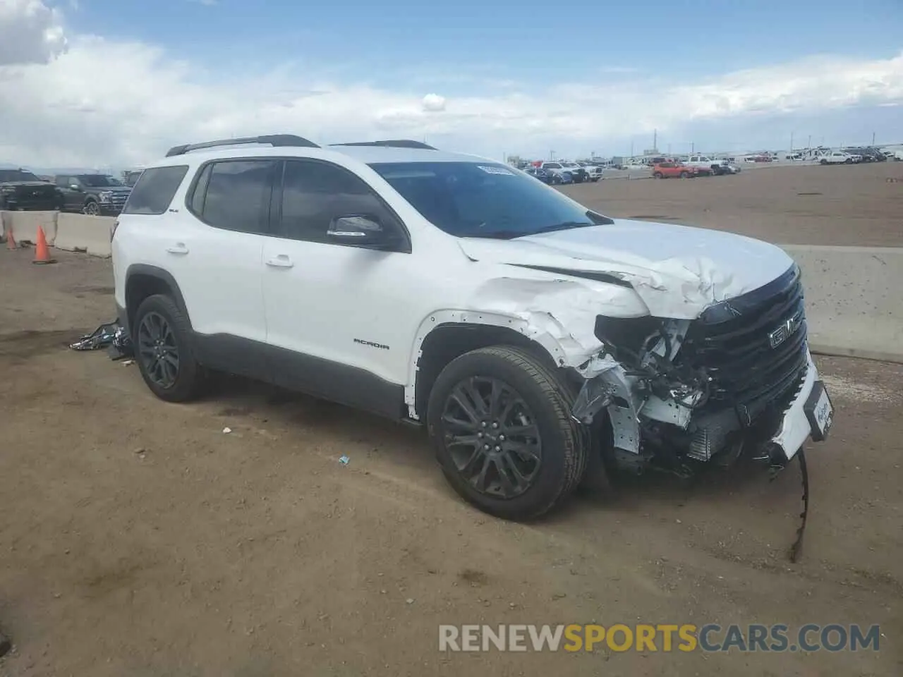 4 fotografías del automóvil dañado 1GKKNRL48PZ266177 GMC ACADIA 2023