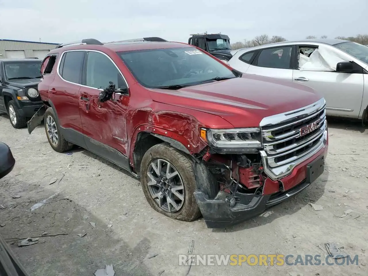 4 fotografías del automóvil dañado 1GKKNULS0PZ264635 GMC ACADIA 2023