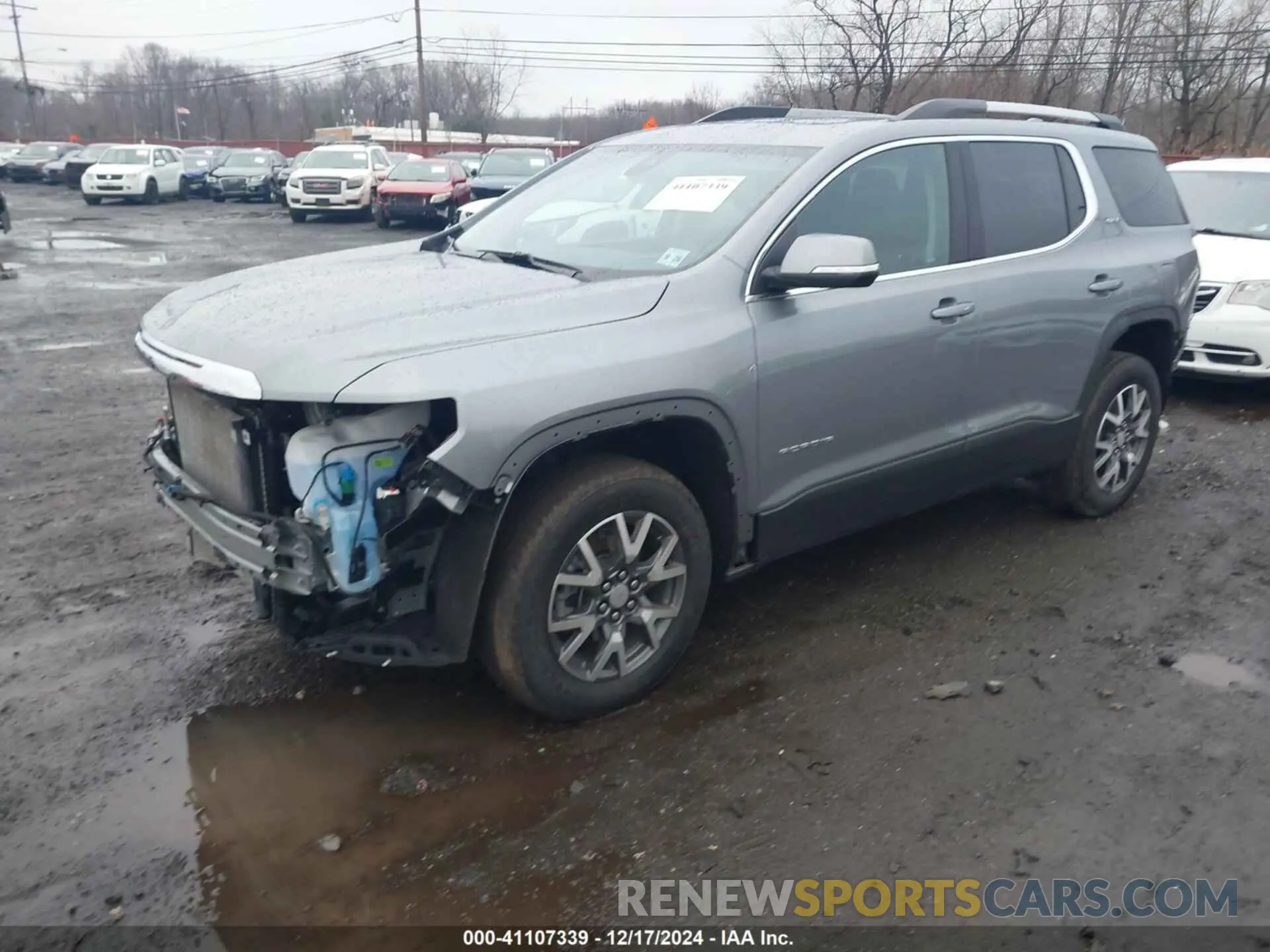 2 fotografías del automóvil dañado 1GKKNULS3PZ252432 GMC ACADIA 2023