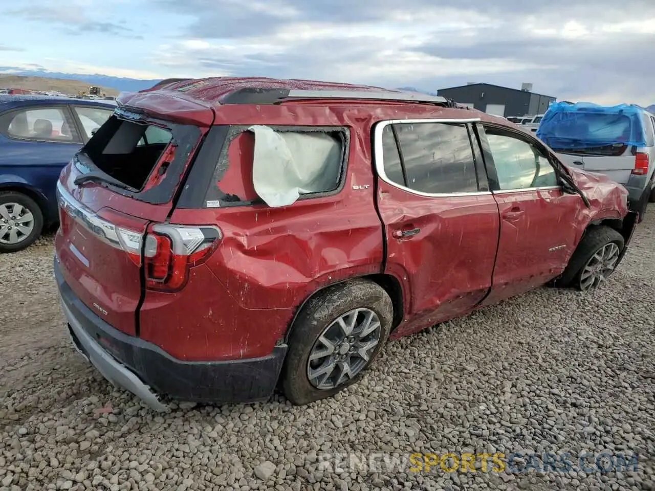 3 fotografías del automóvil dañado 1GKKNULS6PZ228609 GMC ACADIA 2023