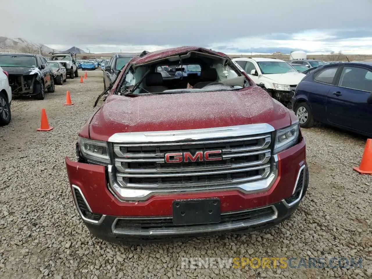 5 fotografías del automóvil dañado 1GKKNULS6PZ228609 GMC ACADIA 2023