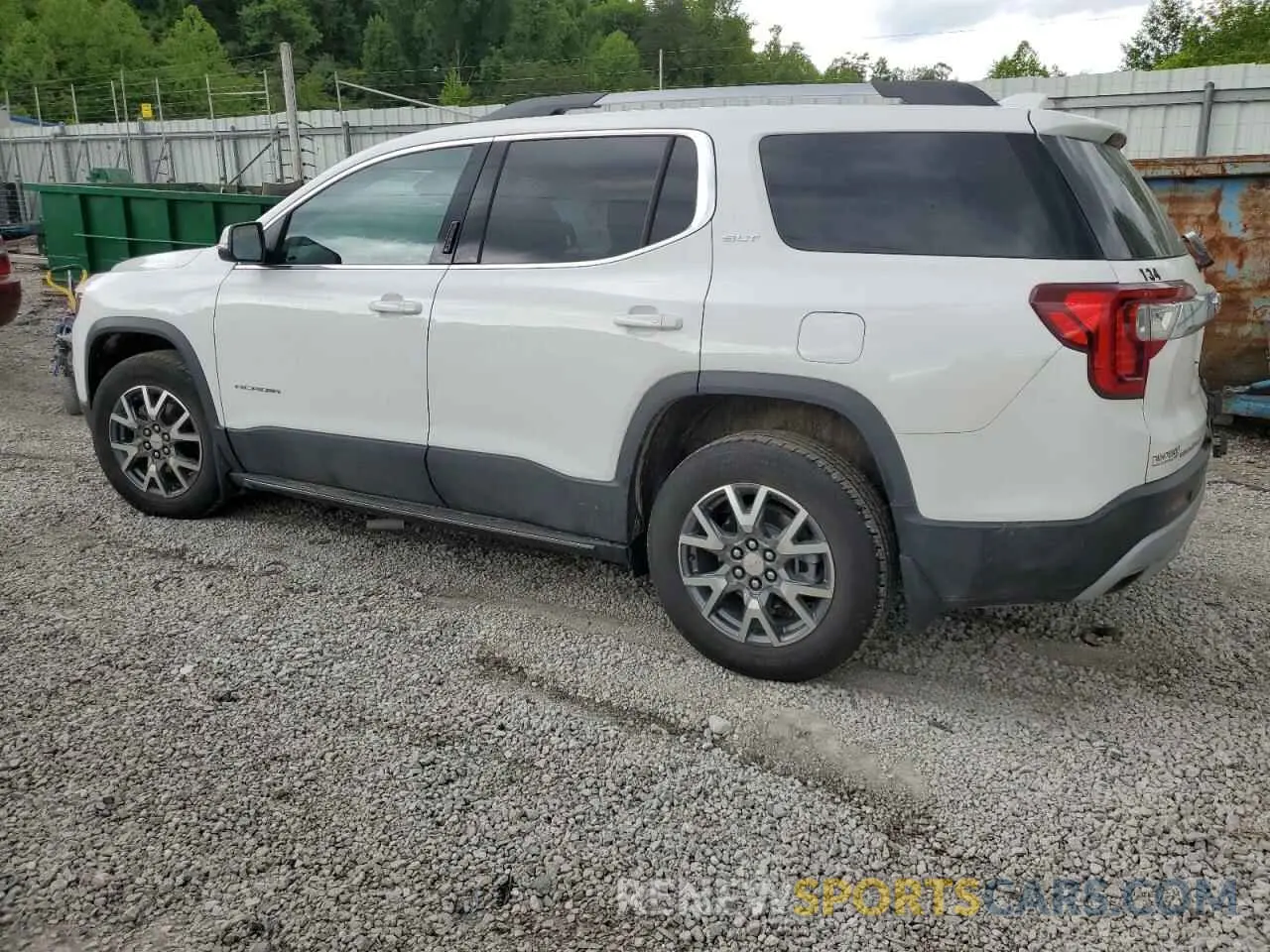 2 fotografías del automóvil dañado 1GKKNULS6PZ237102 GMC ACADIA 2023