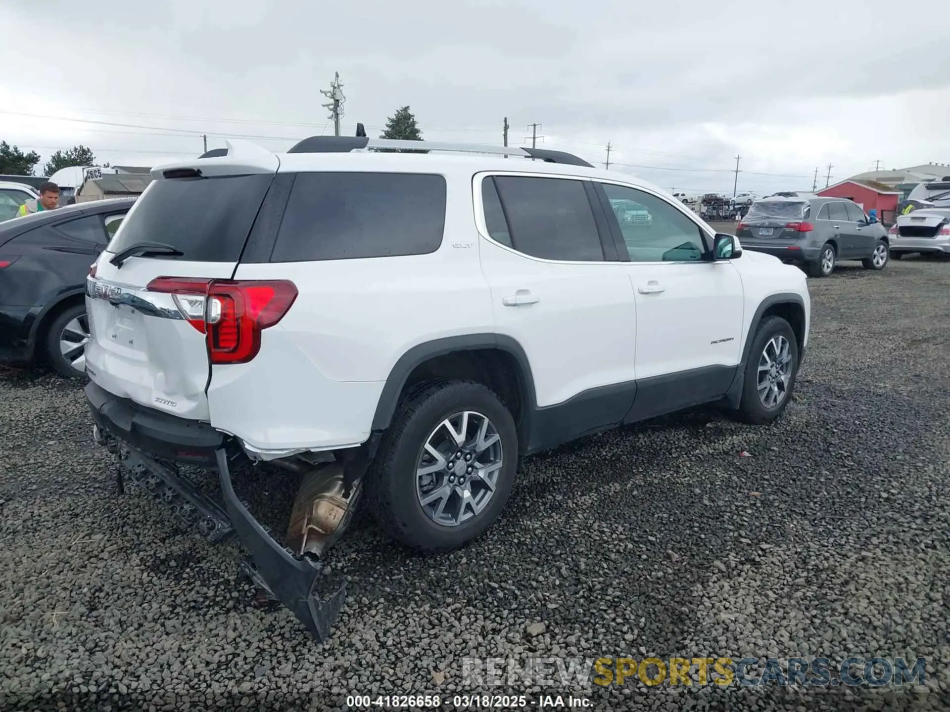 4 fotografías del automóvil dañado 1GKKNULS7PZ254670 GMC ACADIA 2023