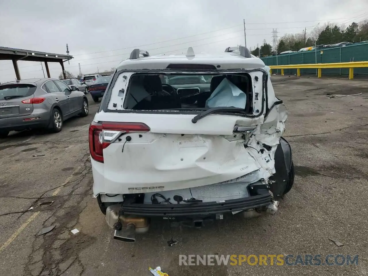 6 fotografías del automóvil dañado 1GKKNULSXPZ148259 GMC ACADIA 2023