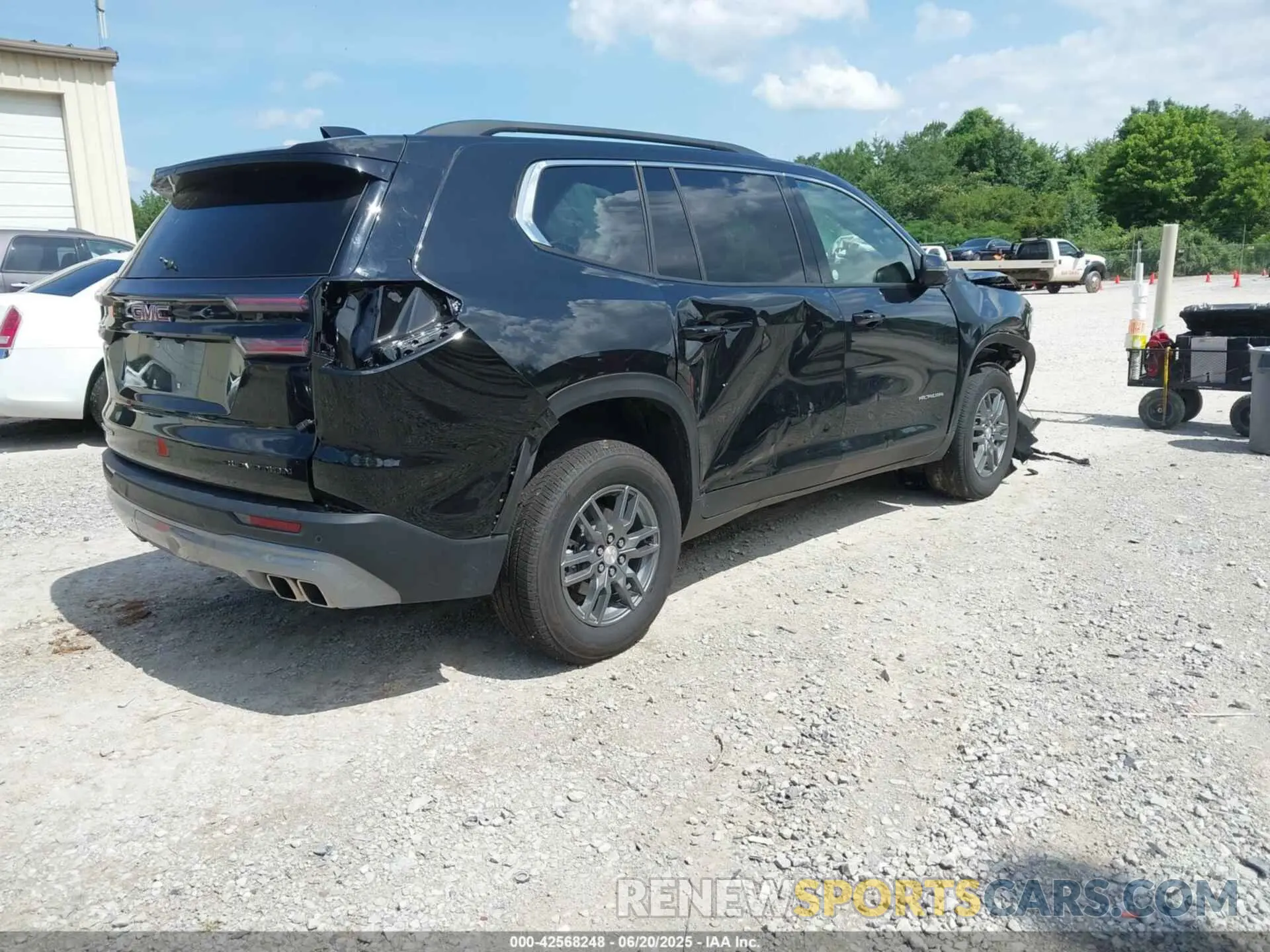 4 fotografías del automóvil dañado 1GKENKRS4SJ155580 GMC ACADIA 2025