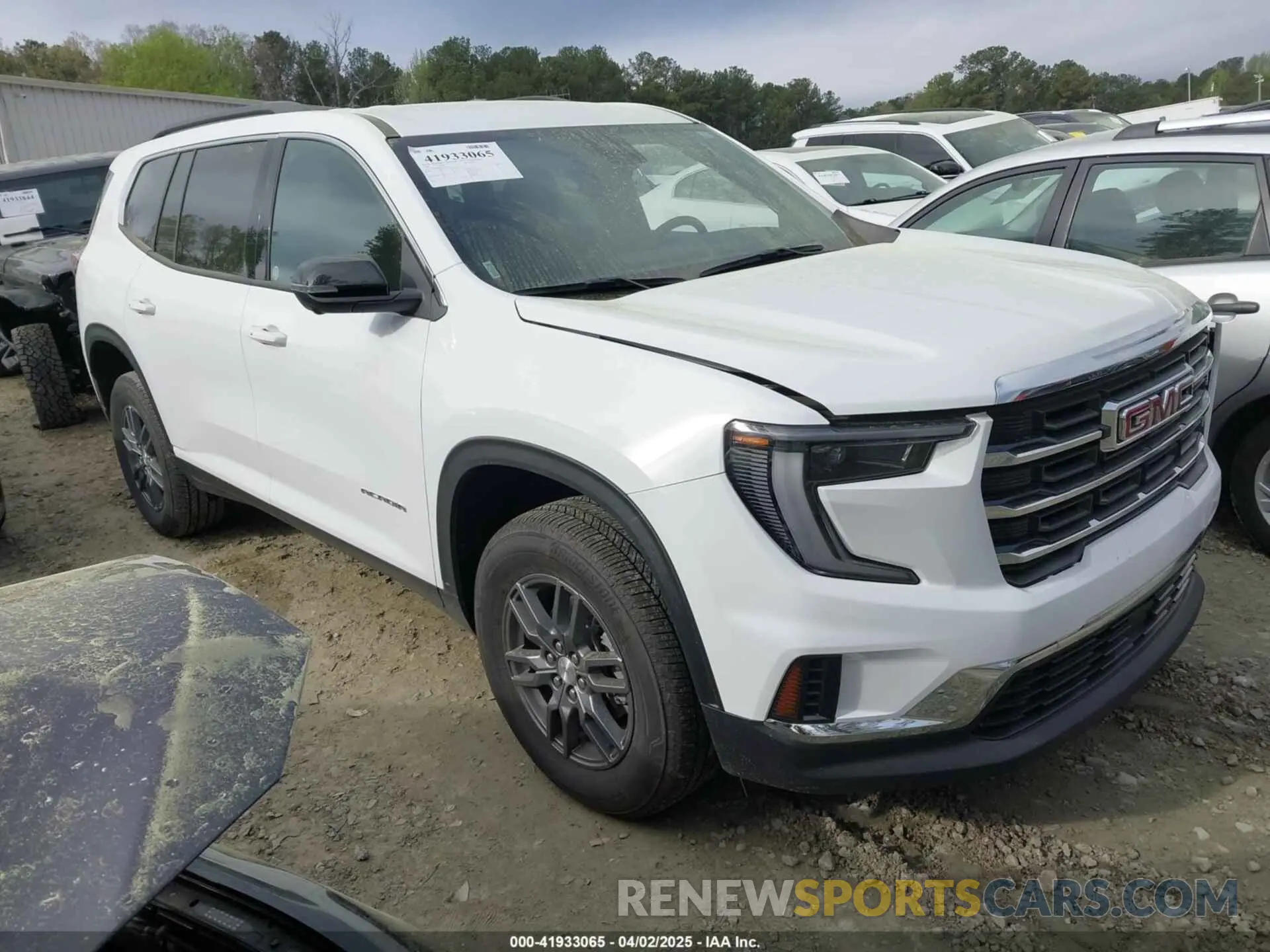 1 fotografías del automóvil dañado 1GKENKRS8SJ158370 GMC ACADIA 2025
