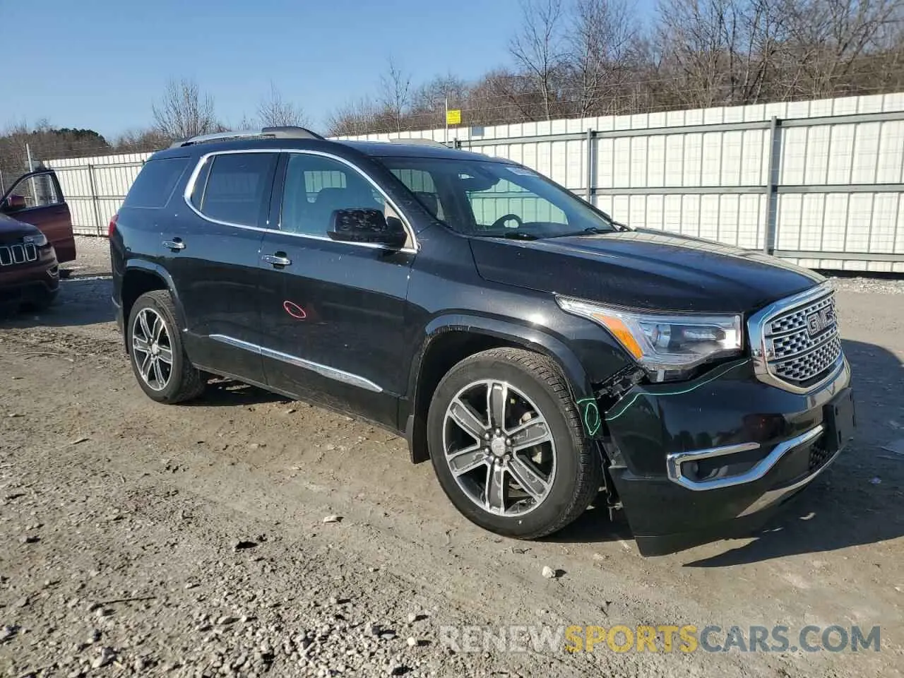 4 fotografías del automóvil dañado 1GKKNXLS3KZ276823 GMC ACADIA DEN 2019