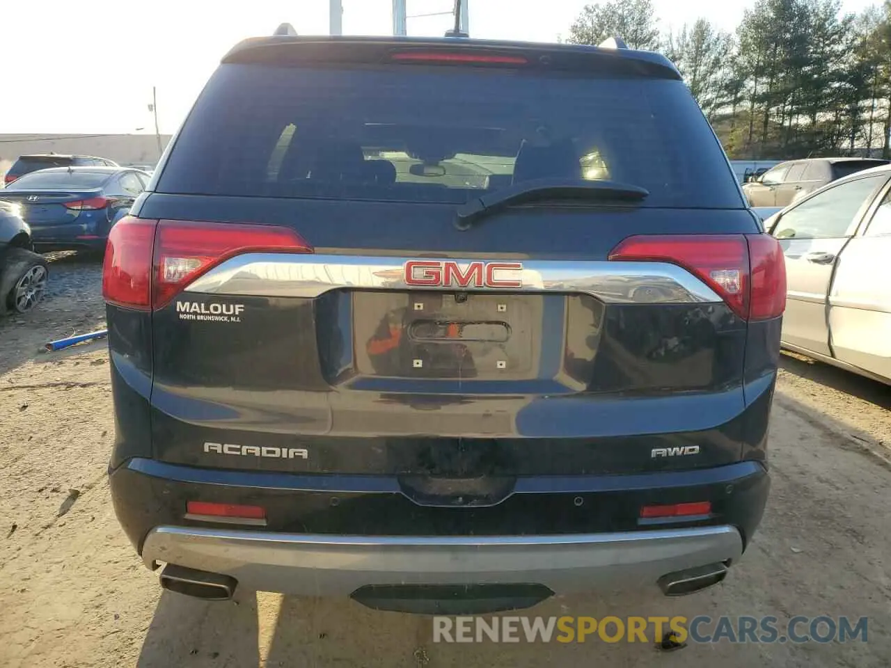 6 fotografías del automóvil dañado 1GKKNXLS7KZ217077 GMC ACADIA DEN 2019