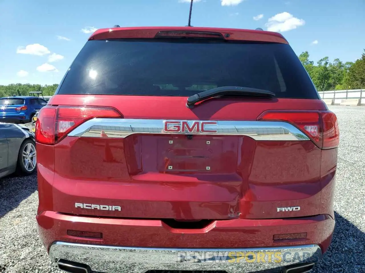 6 fotografías del automóvil dañado 1GKKNXLS8KZ238312 GMC ACADIA DEN 2019