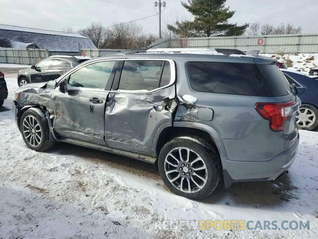 2 fotografías del automóvil dañado 1GKKNXLS0LZ147505 GMC ACADIA DEN 2020