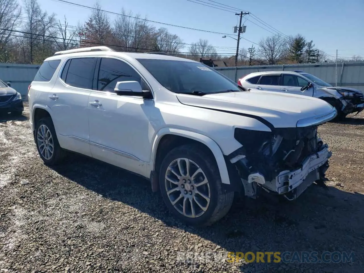 4 fotografías del automóvil dañado 1GKKNXLS1LZ135086 GMC ACADIA DEN 2020