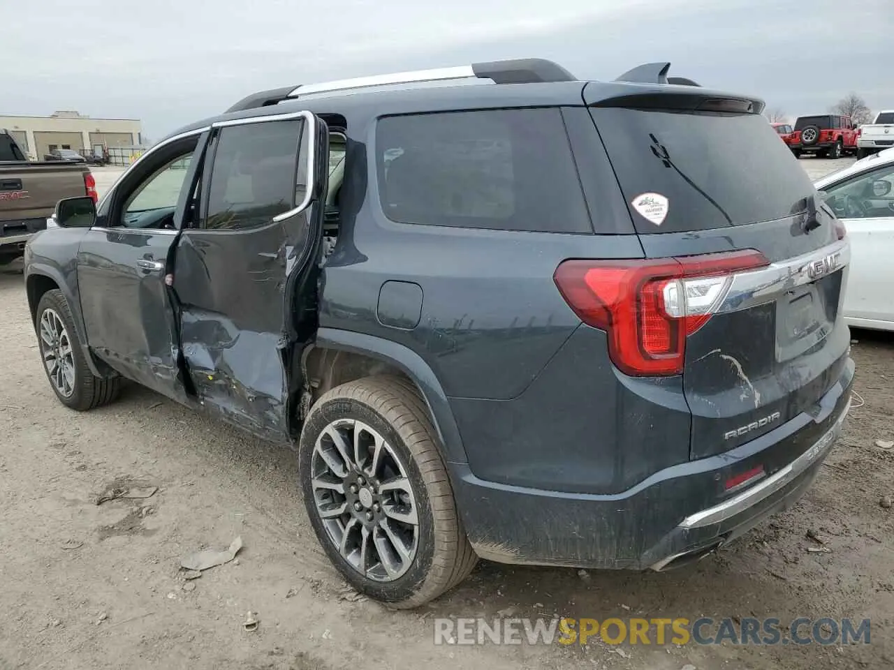 2 fotografías del automóvil dañado 1GKKNXLS3LZ157283 GMC ACADIA DEN 2020
