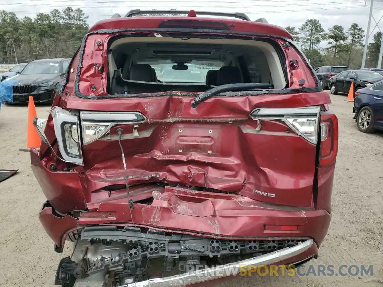 6 fotografías del automóvil dañado 1GKKNXLS8LZ206638 GMC ACADIA DEN 2020