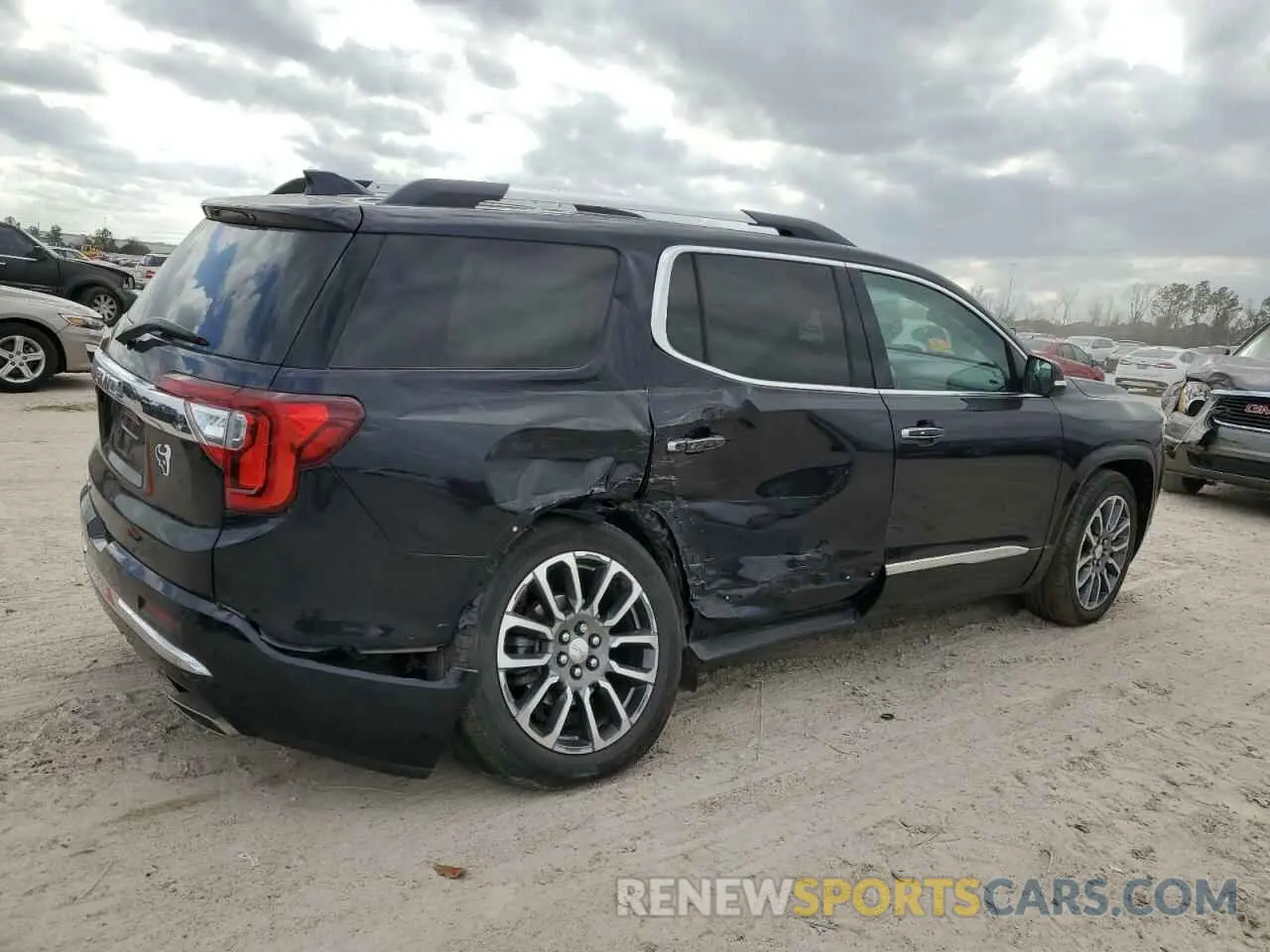3 fotografías del automóvil dañado 1GKKNPLS9MZ207900 GMC ACADIA DEN 2021
