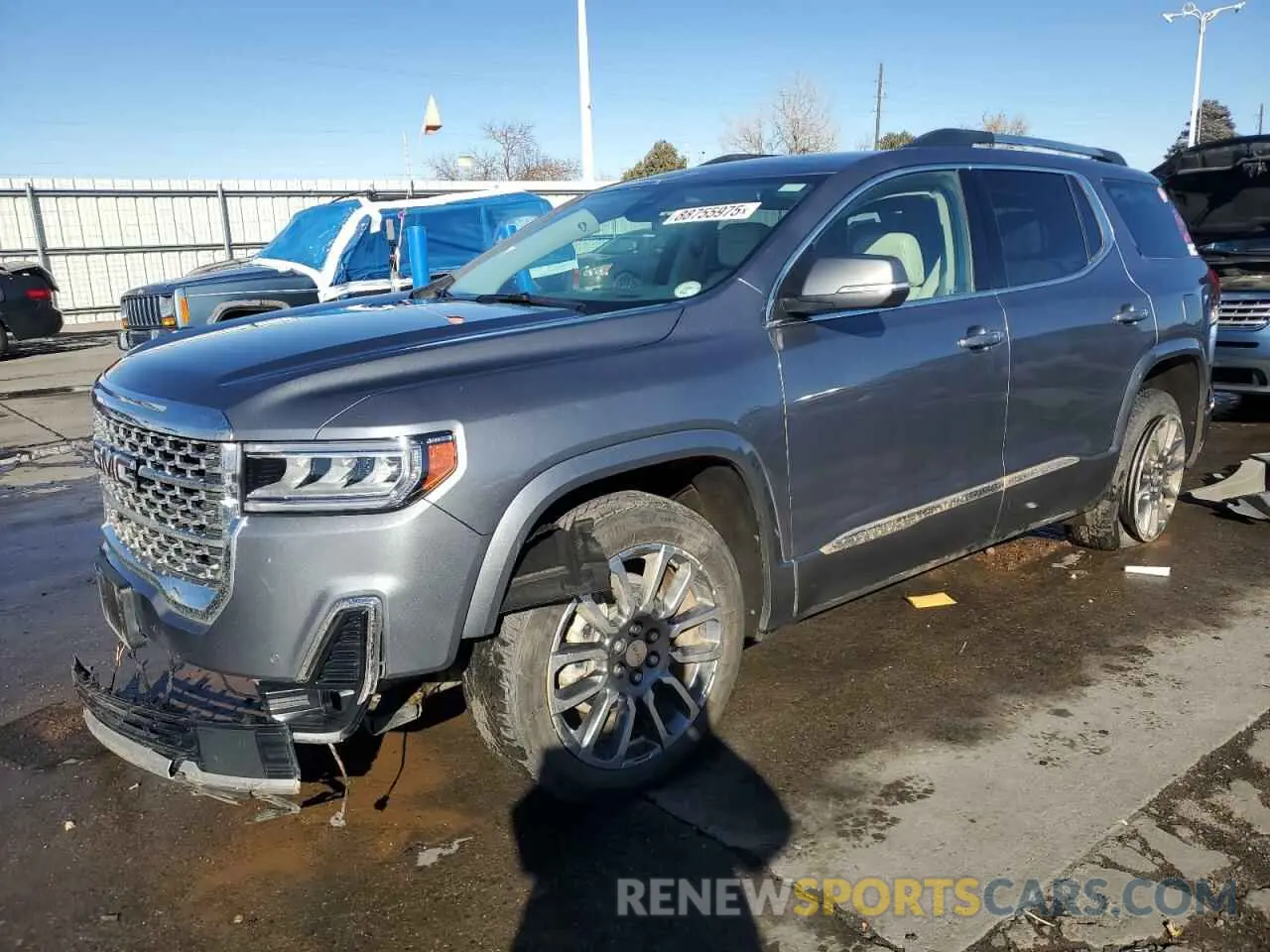 1 fotografías del automóvil dañado 1GKKNXLSXMZ134911 GMC ACADIA DEN 2021