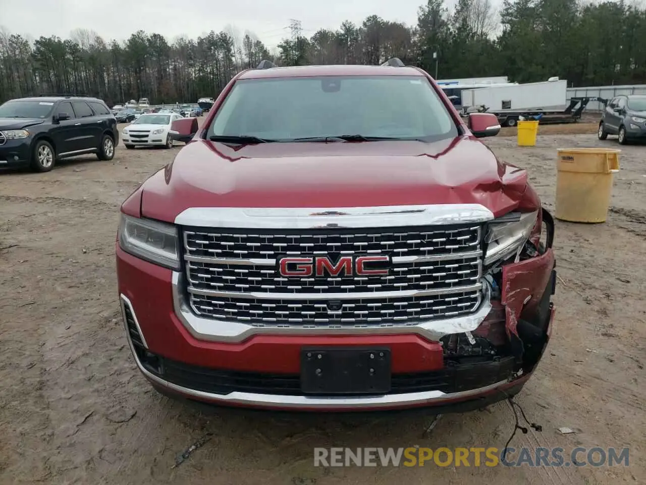 5 fotografías del automóvil dañado 1GKKNPLS9NZ153726 GMC ACADIA DEN 2022