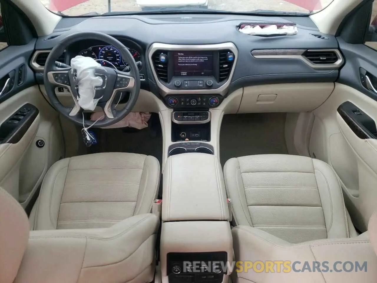 8 fotografías del automóvil dañado 1GKKNPLS9NZ153726 GMC ACADIA DEN 2022