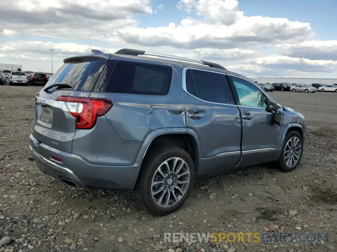 3 fotografías del automóvil dañado 1GKKNXLS0NZ114815 GMC ACADIA DEN 2022