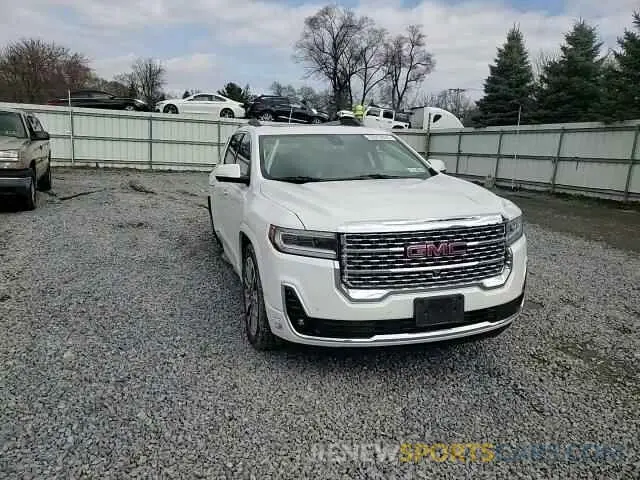 14 fotografías del automóvil dañado 1GKKNXLS1NZ121031 GMC ACADIA DEN 2022