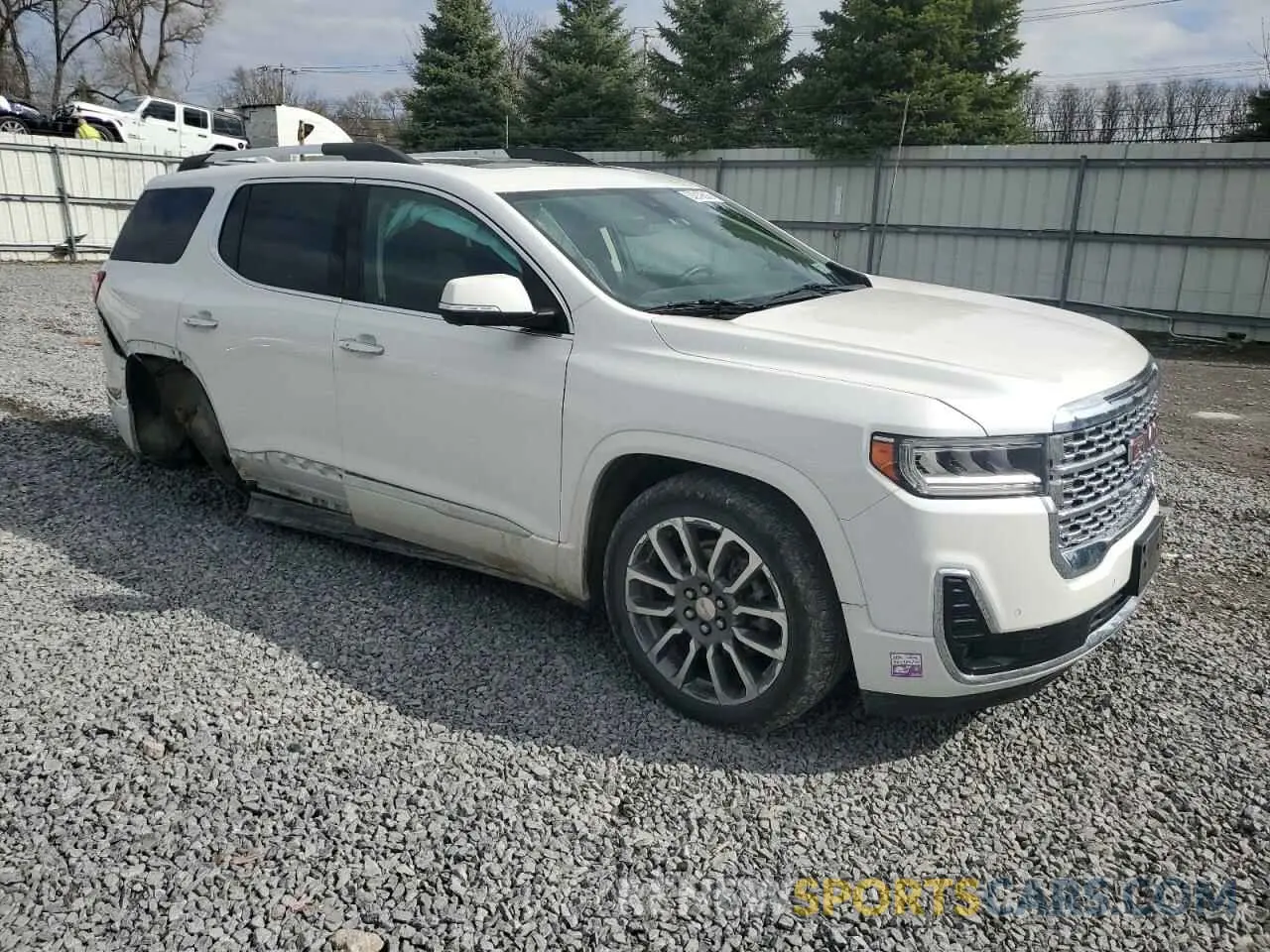 4 fotografías del automóvil dañado 1GKKNXLS1NZ121031 GMC ACADIA DEN 2022