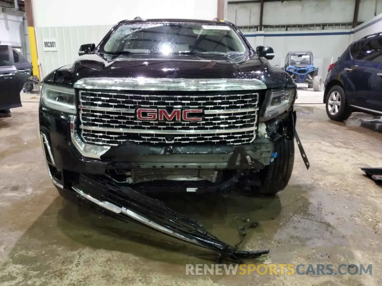 5 fotografías del automóvil dañado 1GKKNXLS2NZ176040 GMC ACADIA DEN 2022