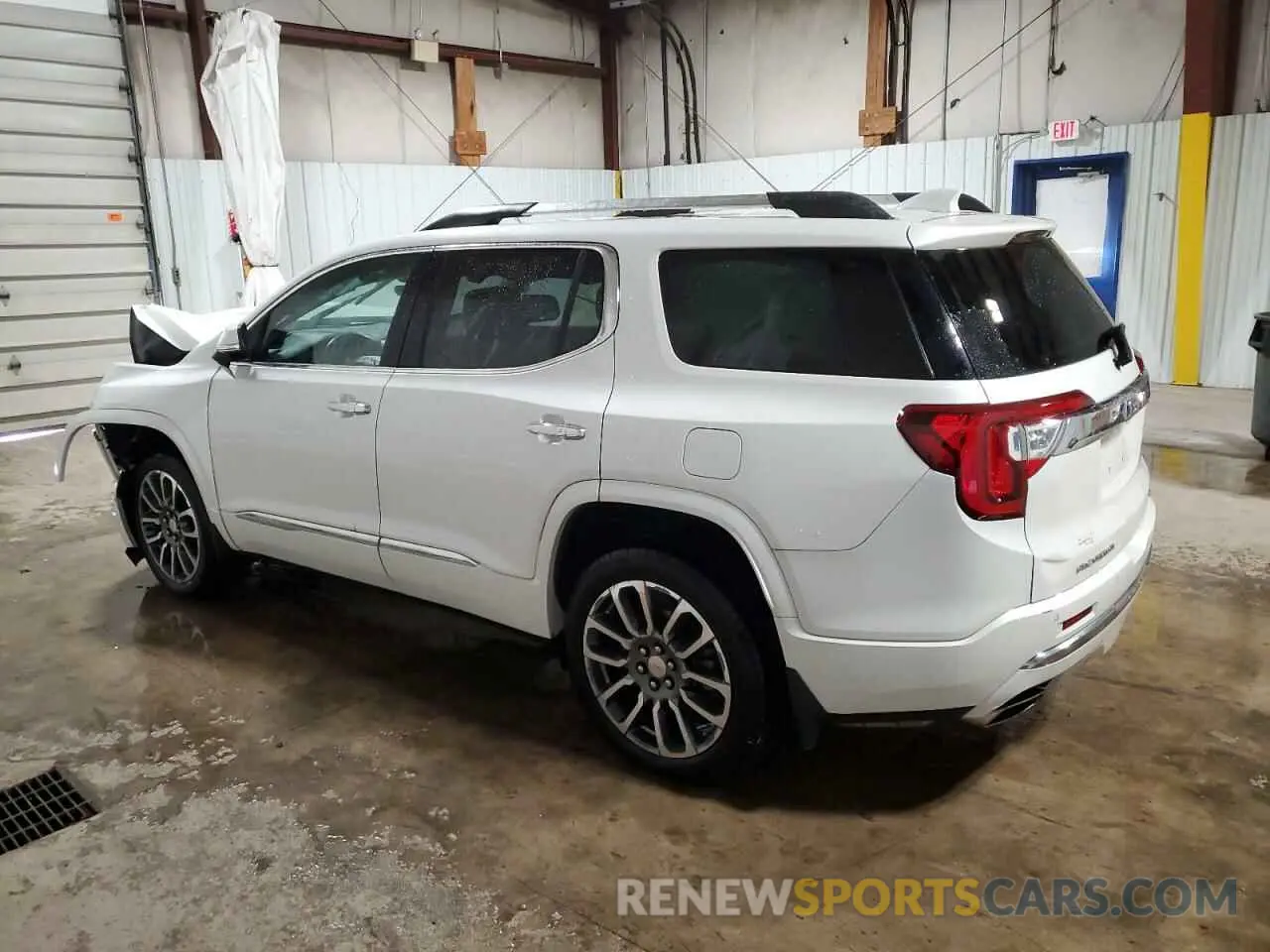 2 fotografías del automóvil dañado 1GKKNXLS9NZ151653 GMC ACADIA DEN 2022