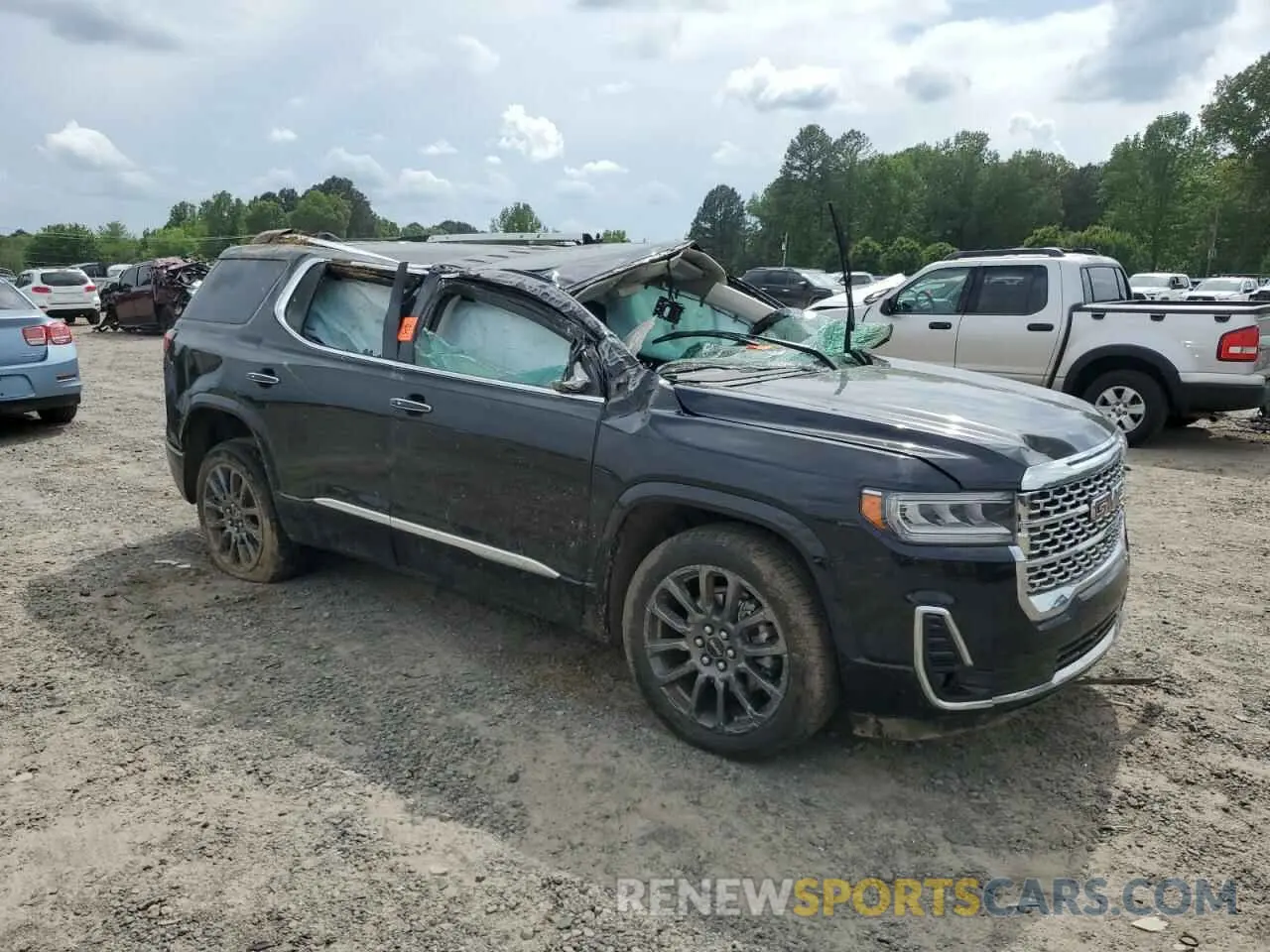 4 fotografías del automóvil dañado 1GKKNPLS5PZ110763 GMC ACADIA DEN 2023