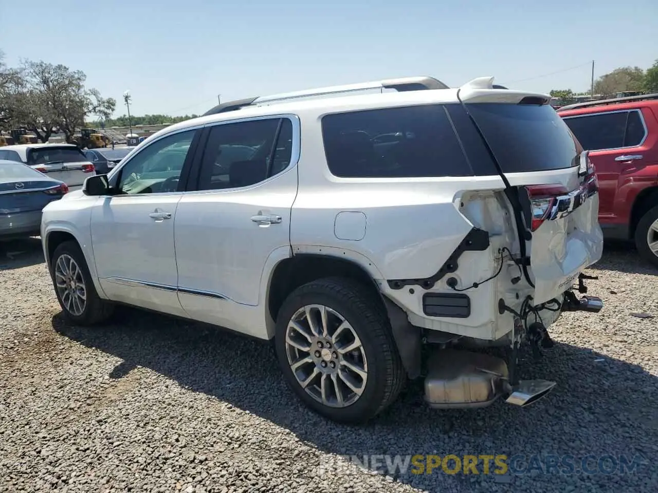 2 fotografías del automóvil dañado 1GKKNPLSXPZ195339 GMC ACADIA DEN 2023