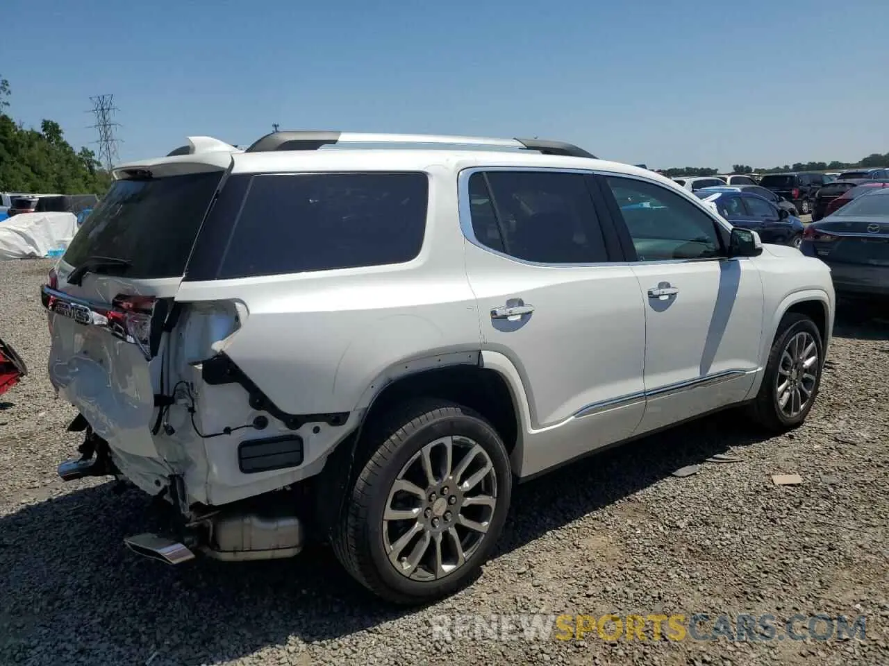 3 fotografías del automóvil dañado 1GKKNPLSXPZ195339 GMC ACADIA DEN 2023