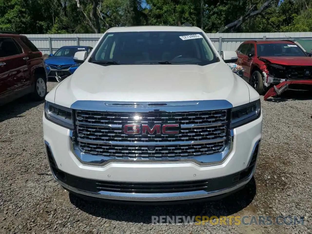 5 fotografías del automóvil dañado 1GKKNPLSXPZ195339 GMC ACADIA DEN 2023