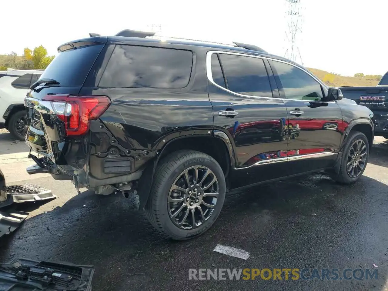 3 fotografías del automóvil dañado 1GKKNXLS2PZ223165 GMC ACADIA DEN 2023