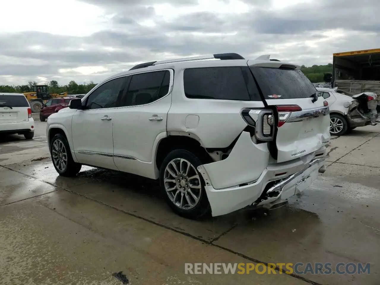 2 fotografías del automóvil dañado 1GKKNXLS5PZ139776 GMC ACADIA DEN 2023