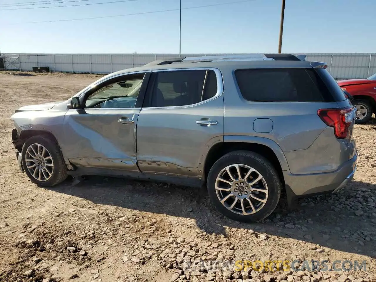 2 fotografías del automóvil dañado 1GKKNXLS7PZ205230 GMC ACADIA DEN 2023