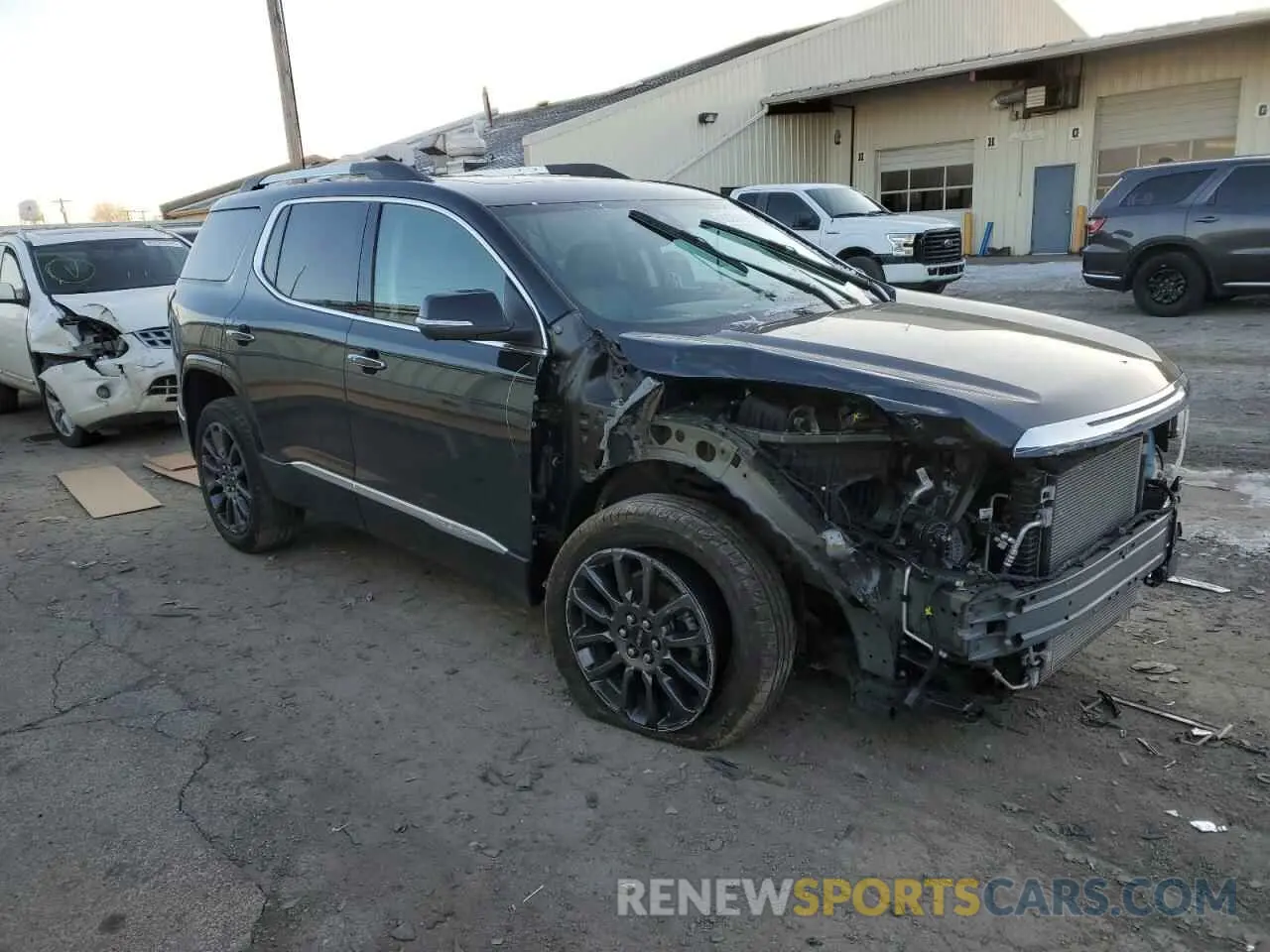 4 fotografías del automóvil dañado 1GKKNXLS8PZ177048 GMC ACADIA DEN 2023